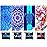 4 Pack Lightweight Thin Beach Towel Oversized 71x32 Big Extra Large Microfiber Sand Free Towels for Adult Quick Dry Travel Camping Beach Accessories Vacation Gift Turtle Tie Dye Mandala Flower