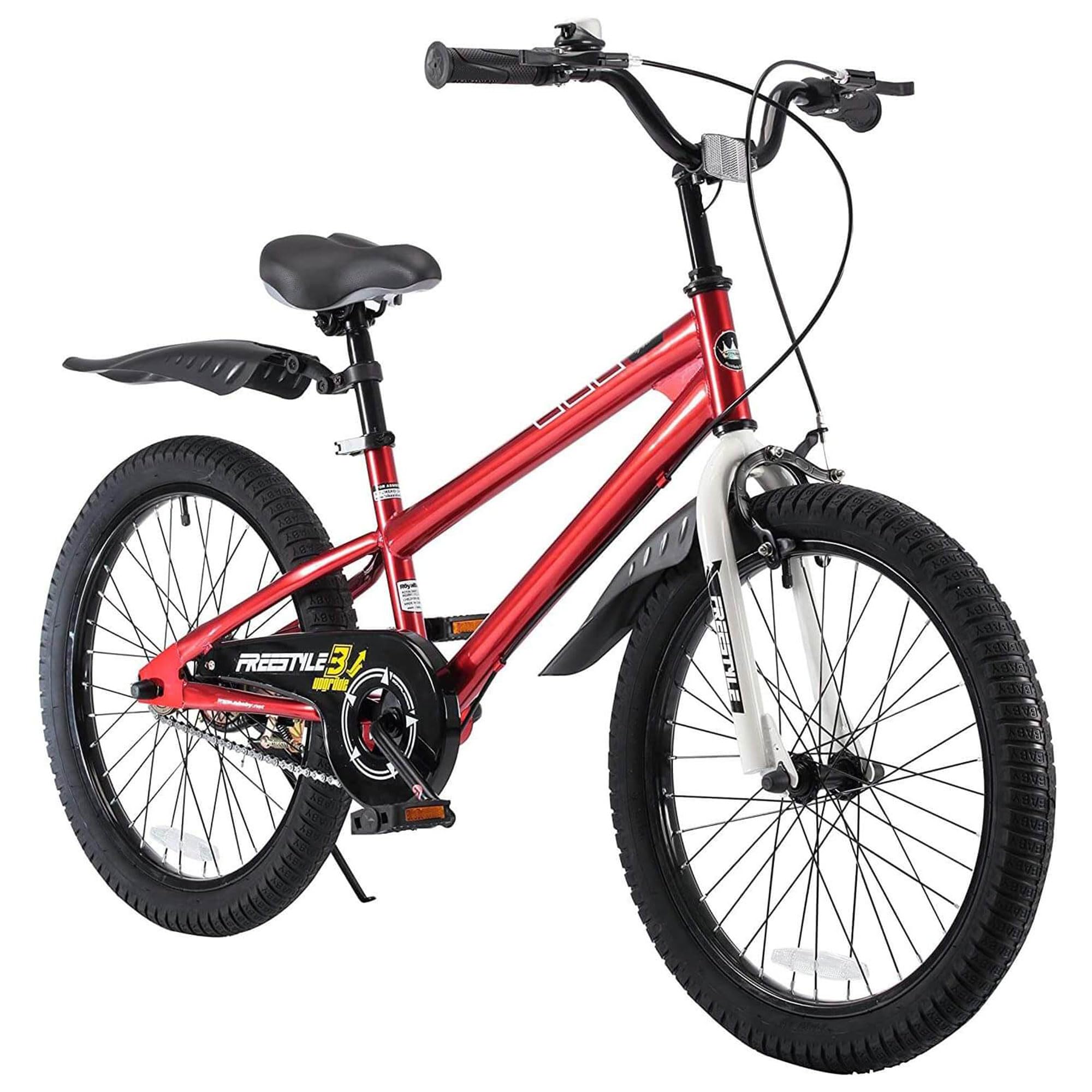 RoyalBaby Kids Bike EZ Balance to Pedal Dual Handbrake Toddlers Boys Girls Bicycle 12-20 Inch for Age 3-10 Years