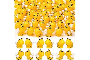 46PCS Miniature Baby Figurines: Tiny Bees Miniatures for Enchanting Creations