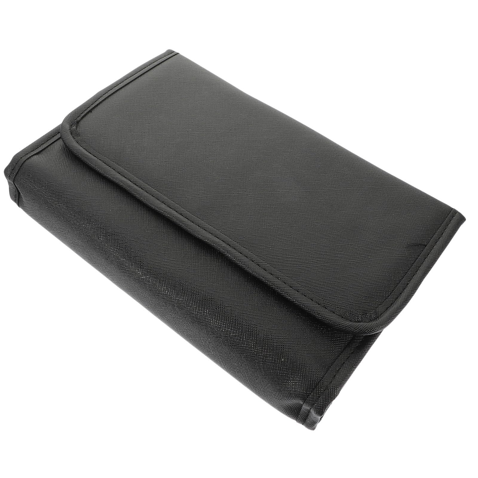 Organizador de joyas portátil negro: el accesorio plegable ideal para viajes al aire libre