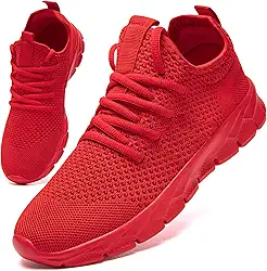 Tênis feminino de corrida - Tênis de caminhada de malha respirável leve para mulheres - Tênis atlético confortável para academia, corrida, tênis e uso casual