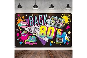 80's Party Backdrop: Transform Your Venue into a Retro Paradise