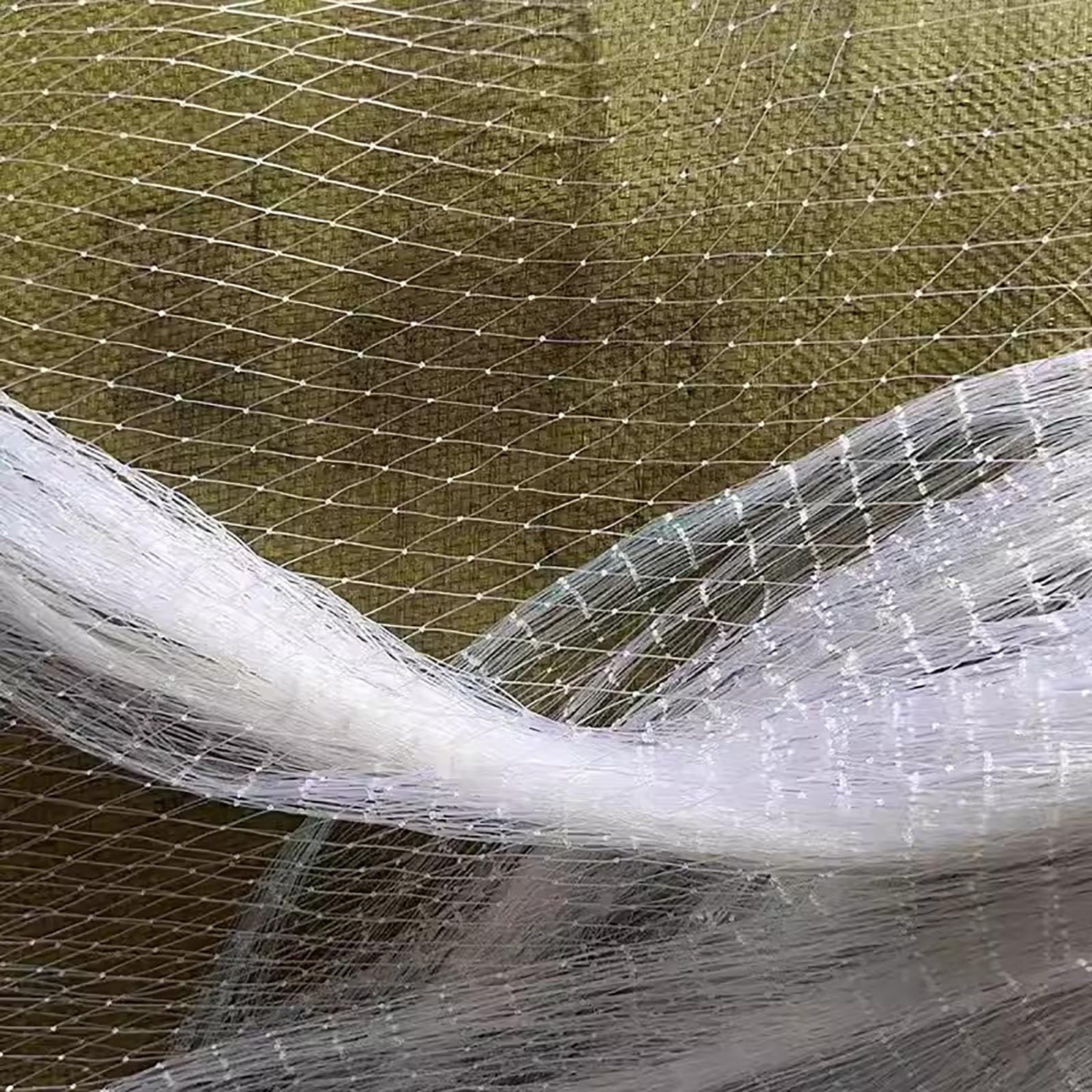 Malla Antipajaros Equipo Comercial del Balcón de La Red Antipájaros, Cubierta de Red Extra Grande para Árboles Frutales, Cerca de Nylon de La Malla del Animal Doméstico, Red de Enrejado de Plantas(5x3