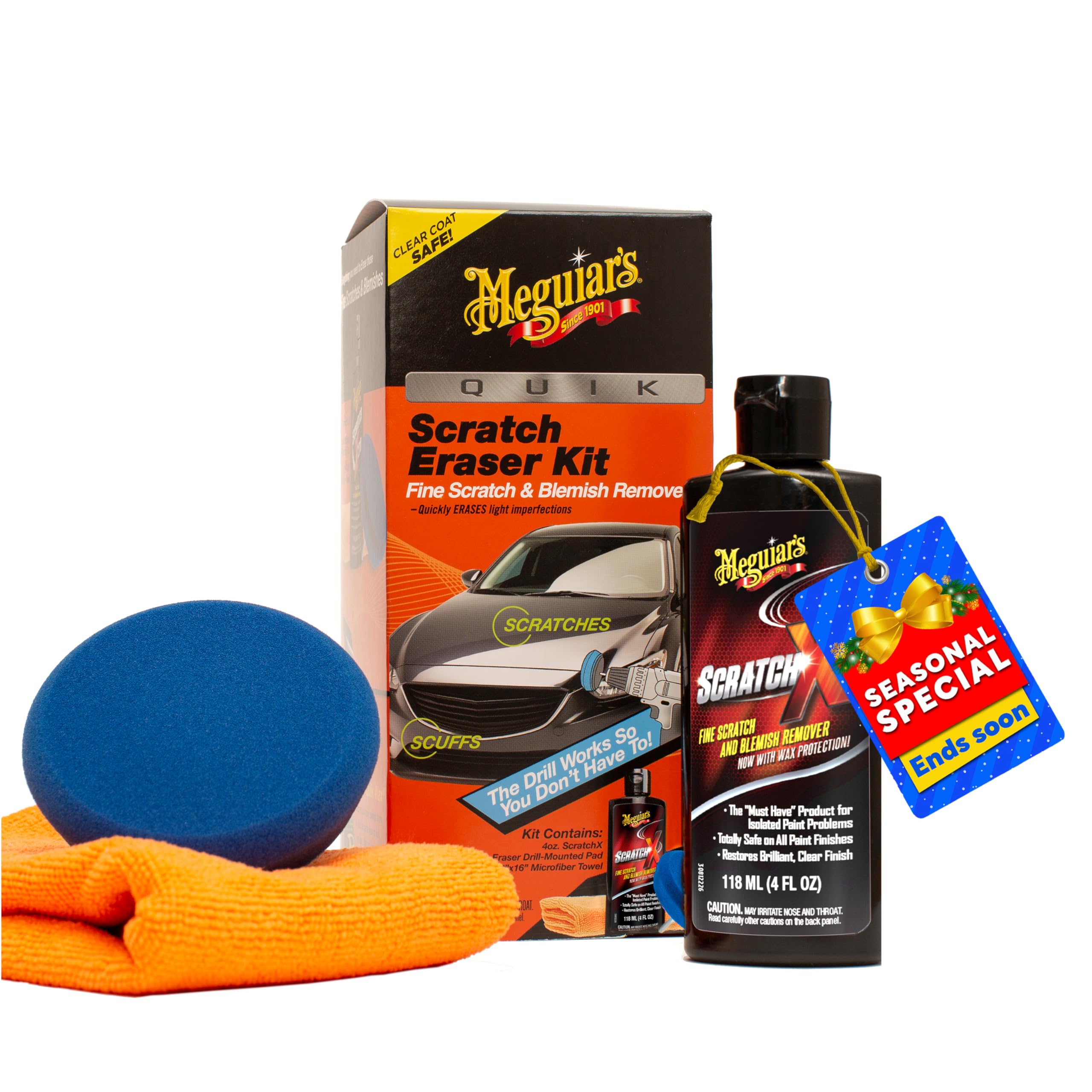 Meguiar'S G190200 Quik Scratch Eraser Kit
