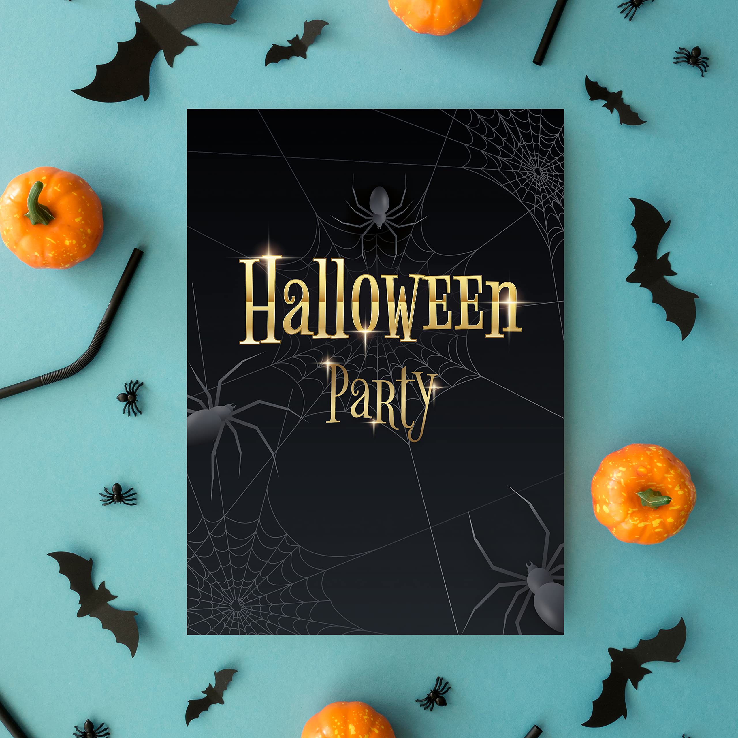 Carini biglietti di Halloween per bambini - Set da 8, inviti