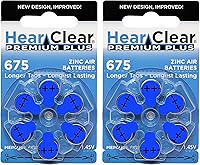 Vista 11 de Baterías para audífonos HearClear tamaño 13 PR48, color naranja (120 baterías)