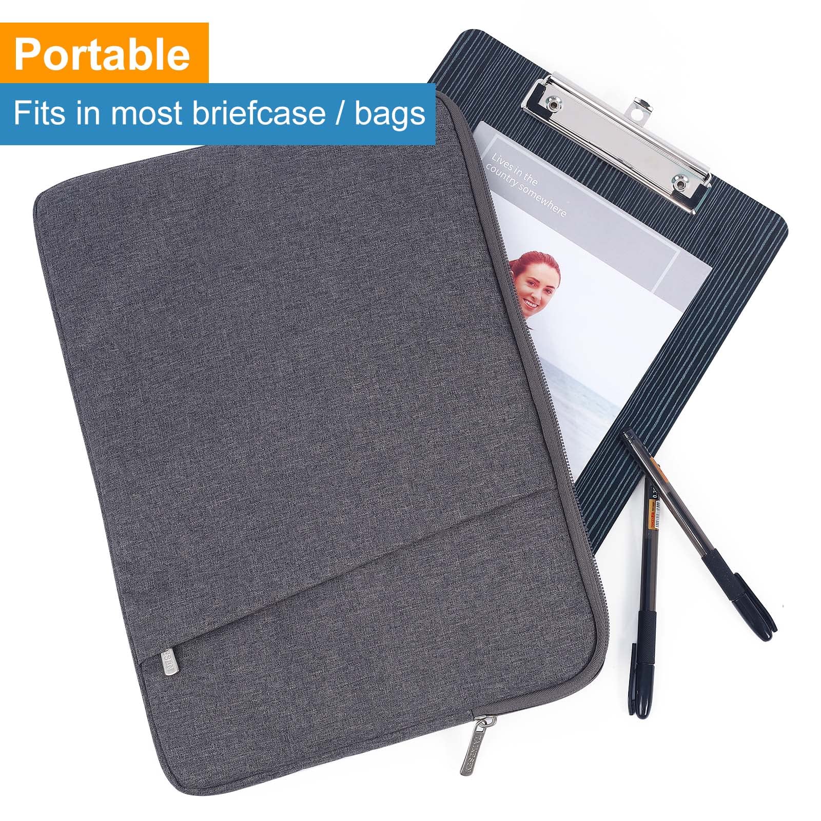 A5 Porte-Blocs En Bois,12 Pièces Porte Bloc Planchettes à Pince