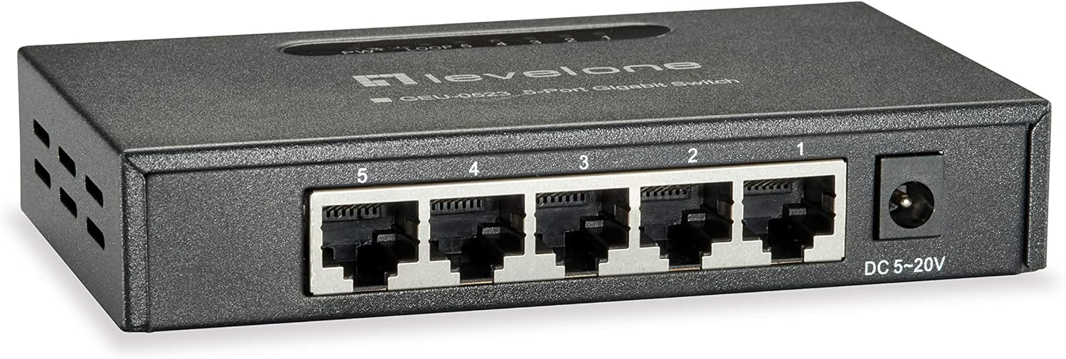 LevelOne GEU-0523 5-Port Gigabit Switch