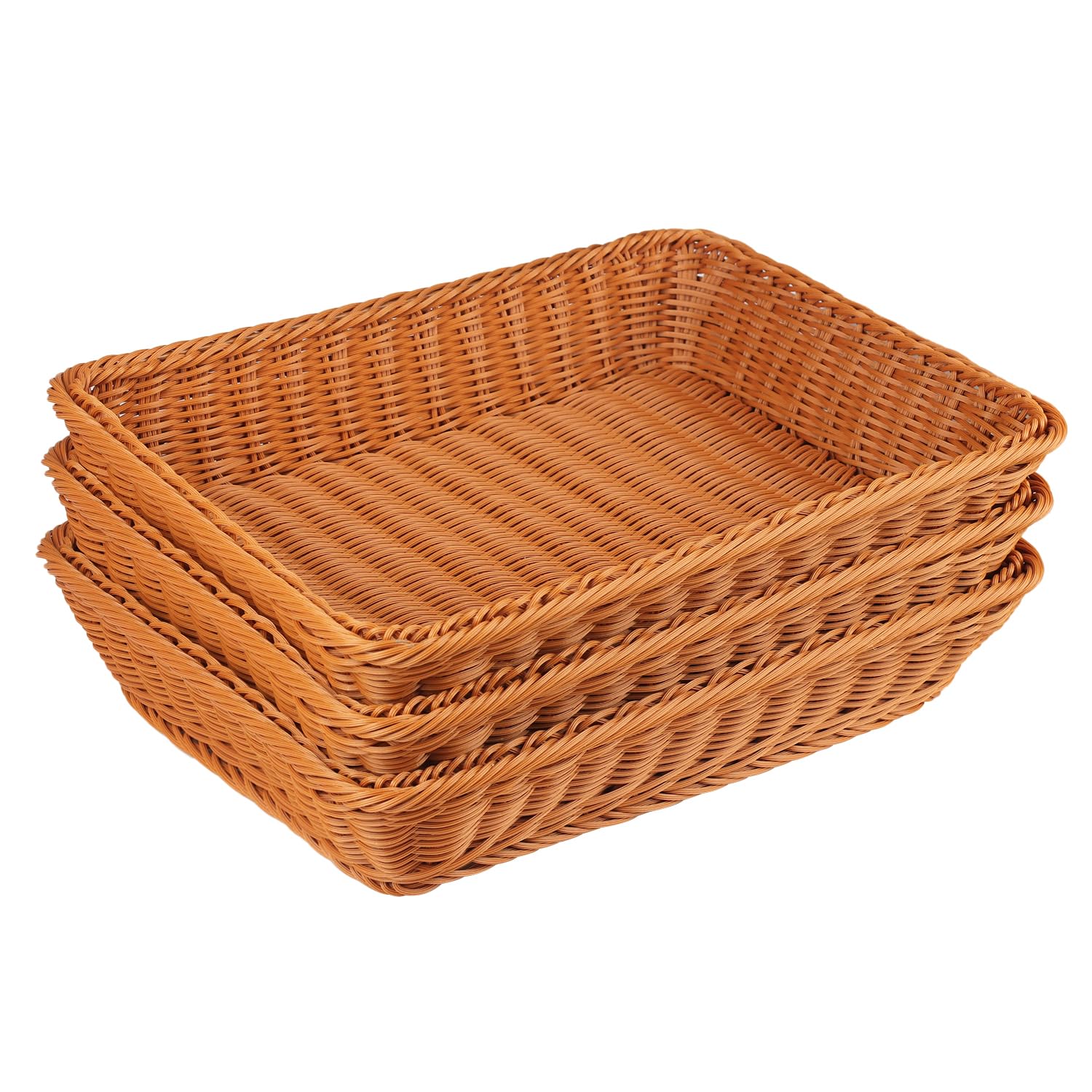Cesta de pan, cesta tejida para servir, cesta de servir alimentos de mesa para restaurante, panadería, fiesta familiar, servicio de hotel, frutas, verduras y aperitivos