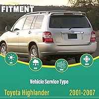 Vista 355 de 26" 20" 16" Windshield Wiper Blades Replacement for Dodge Grand Caravan 2008-2020 / Chrysler Town & Country 2008-2016 Premium All Weather Front Rear