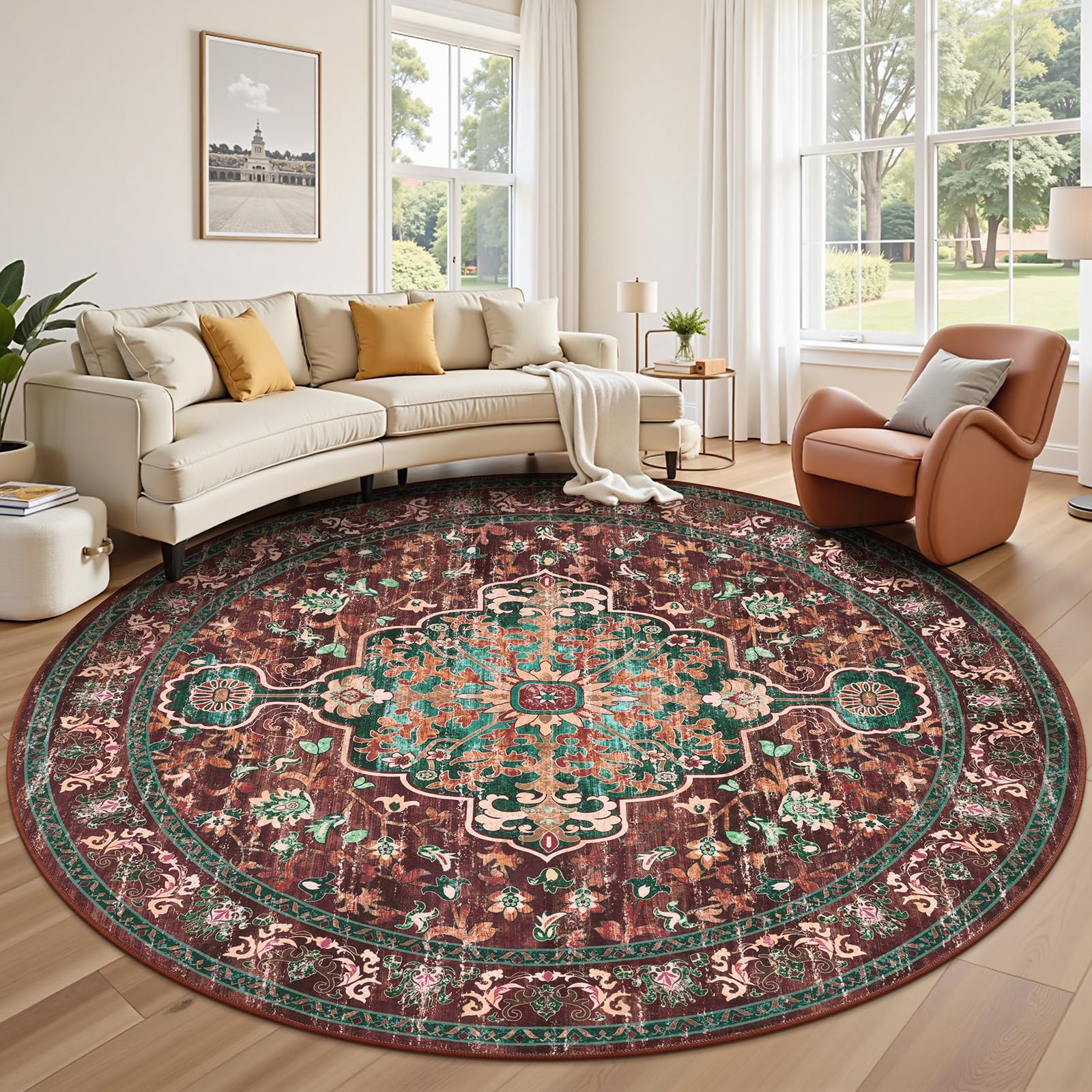 Tapis de sol doux bohème pour chambre et salon U'Artlines