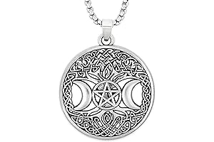 Wiccan Antique Tree of Life Pendant Necklace