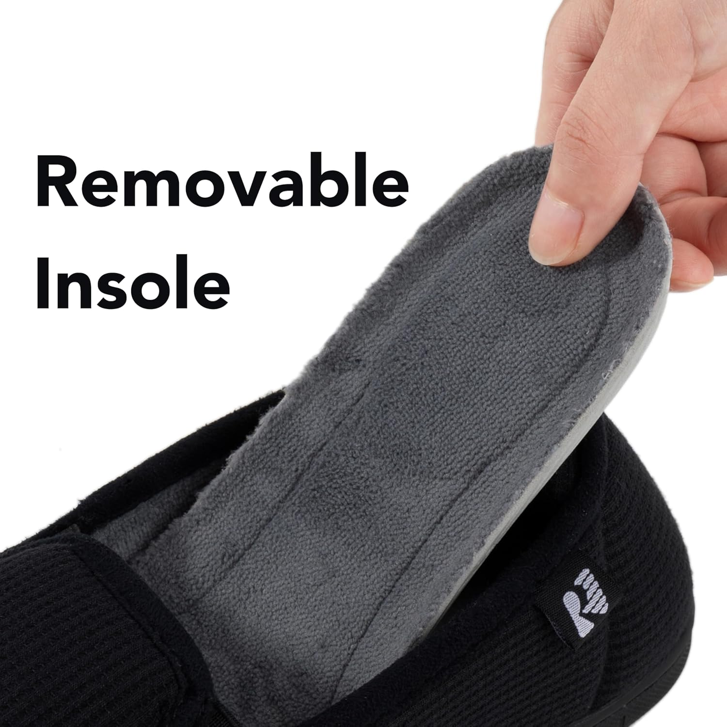 RockDove Women's Two-Tone Hoodback Slipper with Removable Insole - Image 3