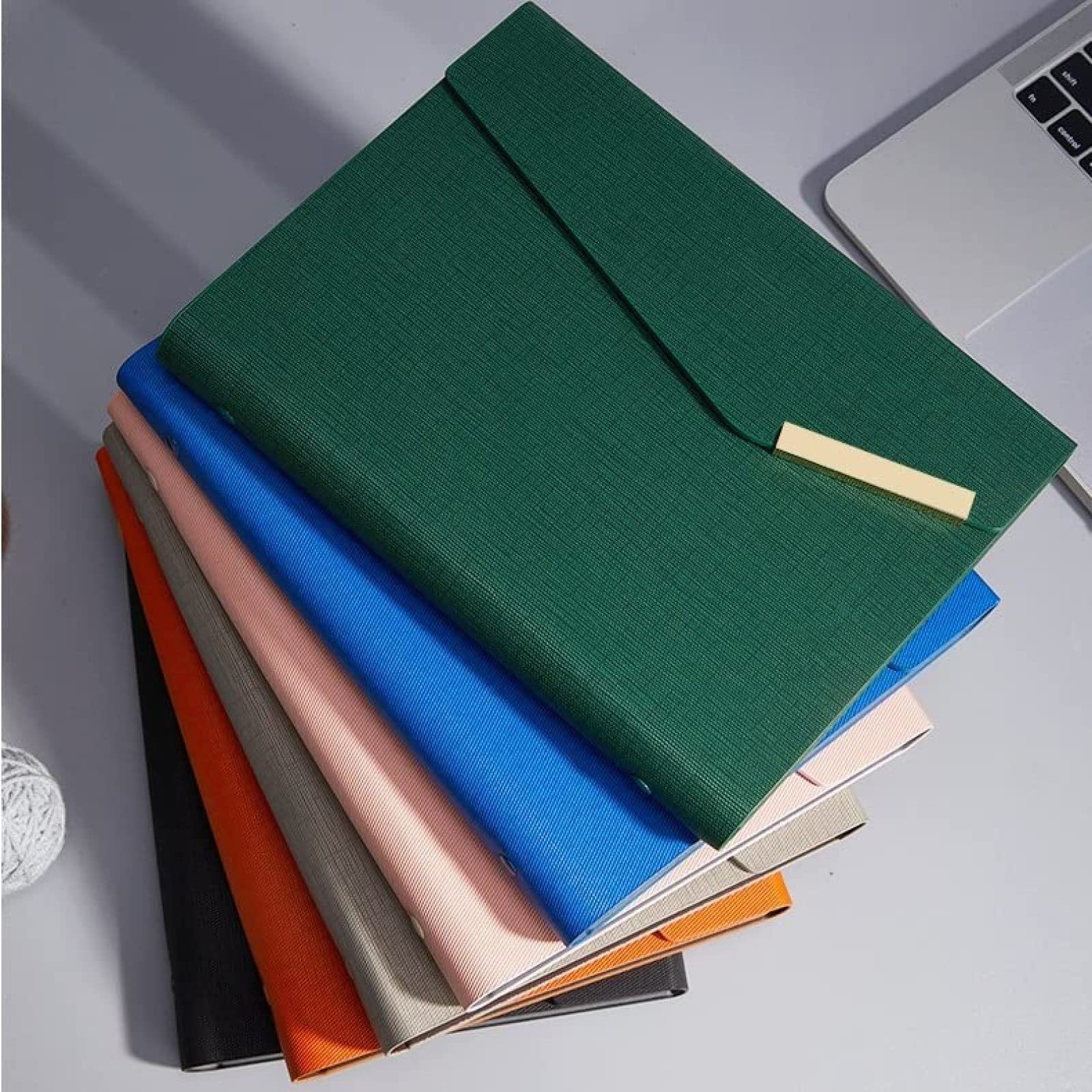 Quaderno a fogli mobili con fibbia in metallo ripiegabile, formazione per ufficio aziendale, blocco note per studenti universitari A5, A, A5