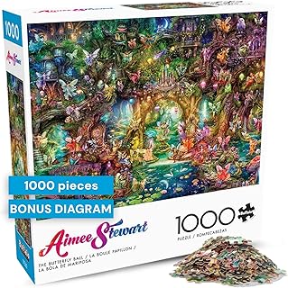 Buffalo Games - Aimee Stewart - The Butterfly Ball - 1000 Piece Jigsaw Puzzle for Adults Challenging Puzzle Perfect for Ga...