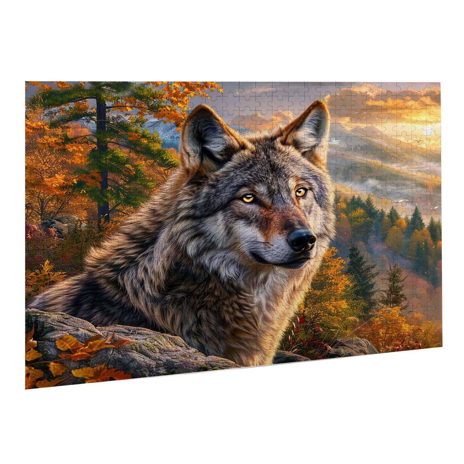 Jigsaw Puzzle, 6000 Pezzi Puzzle Classici, Animali Puzzle Rilassamento Intelligence, Mpossibile Difficile Puzzles impegnativo per adulti Puzzles per Gioco Familiare, Regalo per Amore Amico Lupo K0F170