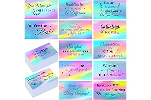 Yeaqee Thank You Cards 360 Pcs: More Than Enough Inspiring Messages for Women