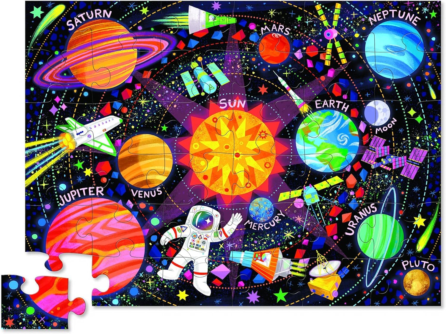 Amazon | Space Explorer Classic Floor Jigsaw Puzzle, 36