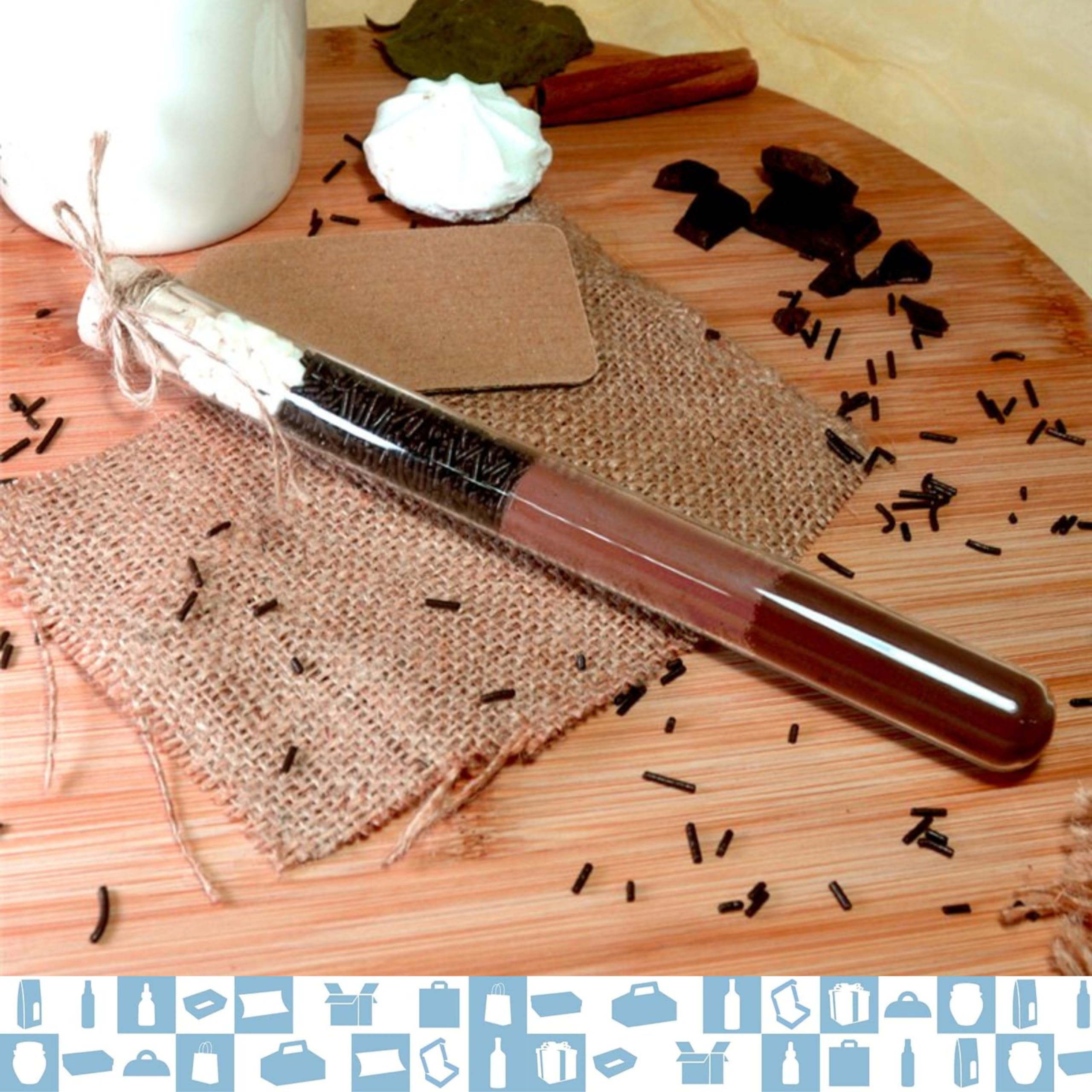 Lot de 20 Tubes à Essai en Verre 45 ml avec Bouchon en Liège – Contenants pour Dragées, Bonbons, Fleurs et Épices | Souvenirs de Mariage | Espirito Rebelde