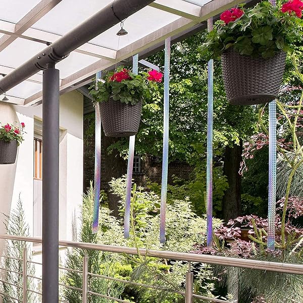 PIQIUQIU 80m x 4.5cm Bird Repellent Tape, Reflective Deterrent Tape, Bird Reflective Tape - 1