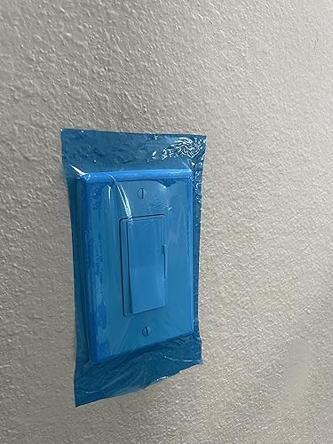 Miniatura 2 de JNK NETWORKS Rollo de cinta de película extraíble de protección de superficie adhesiva sin residuos (azul, 7.8 pulgadas x 164 yardas)