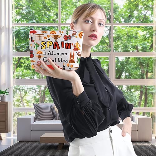 Miniatura 5 de WCGXKO España amante regalo viaje a España regalo España es siempre una buena idea cremallera bolsa cosméticos bolsa, España, Cremallera