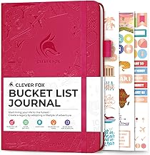 Clever Fox Bucket List Journal – Inspirational Book for Memories & Adven...