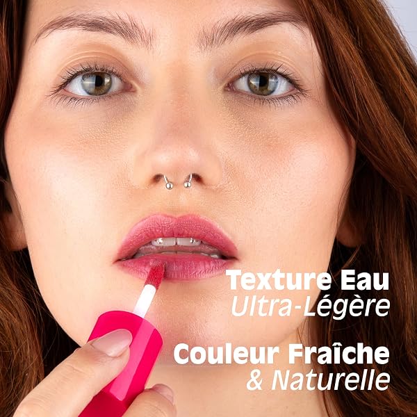 La Crique Eau à Lèvres Teintée 02 Jelly Rosée - Bois de Rose Naturel - Fini Mat Sans Transfert - Texture Fluide Légère - Hydratation Acide Hyaluronique - 97% Naturel Vegan - 10 ml | Eau à lèvres teintée, Fini mat, Texture fluide, Couleur modulable, Hydratation - 3