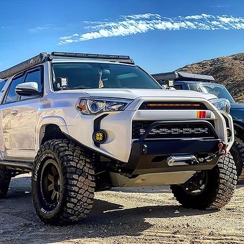 Miniatura 7 de Nilight Soporte de luz de zanja, bisagras de capó, kit de soporte de montaje para luz LED auxiliar todoterreno para luz de trabajo en Toyota 4Runner