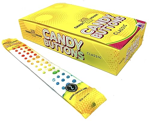 Tru Inertia House Retro Candy Buttons (paquete de 24) Candy Dots