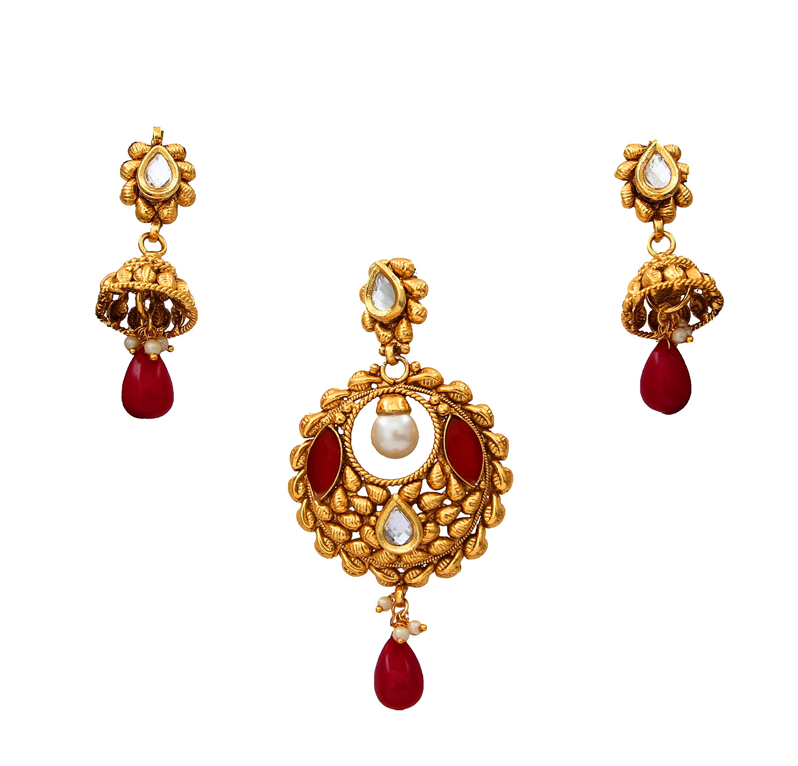 Cobre chapado en oro con multi pink y ónice rojo para mujer 3