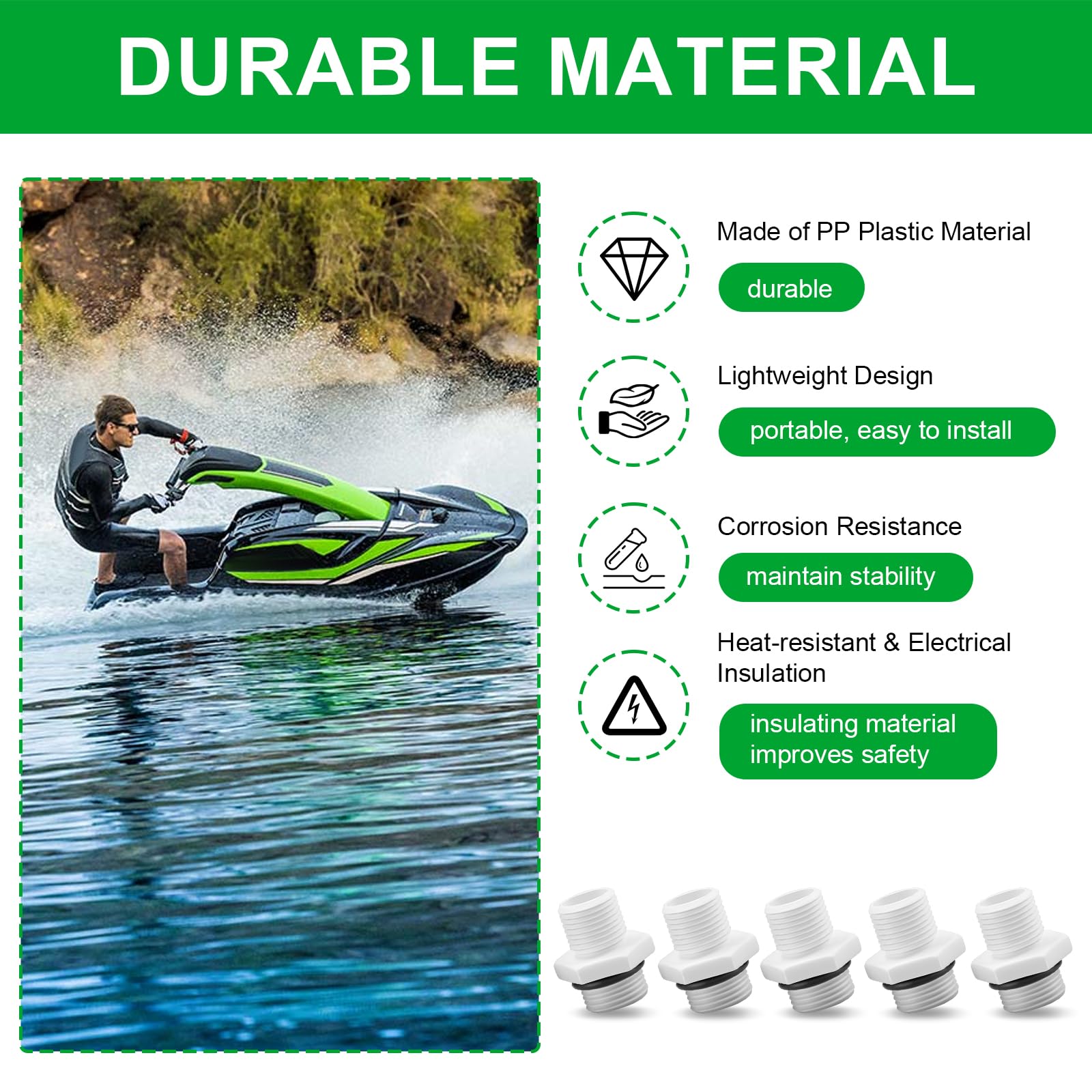 Amazon.com: Plastic Joint 59071-3001 for Kawasaki Jet Ski Parts, 5