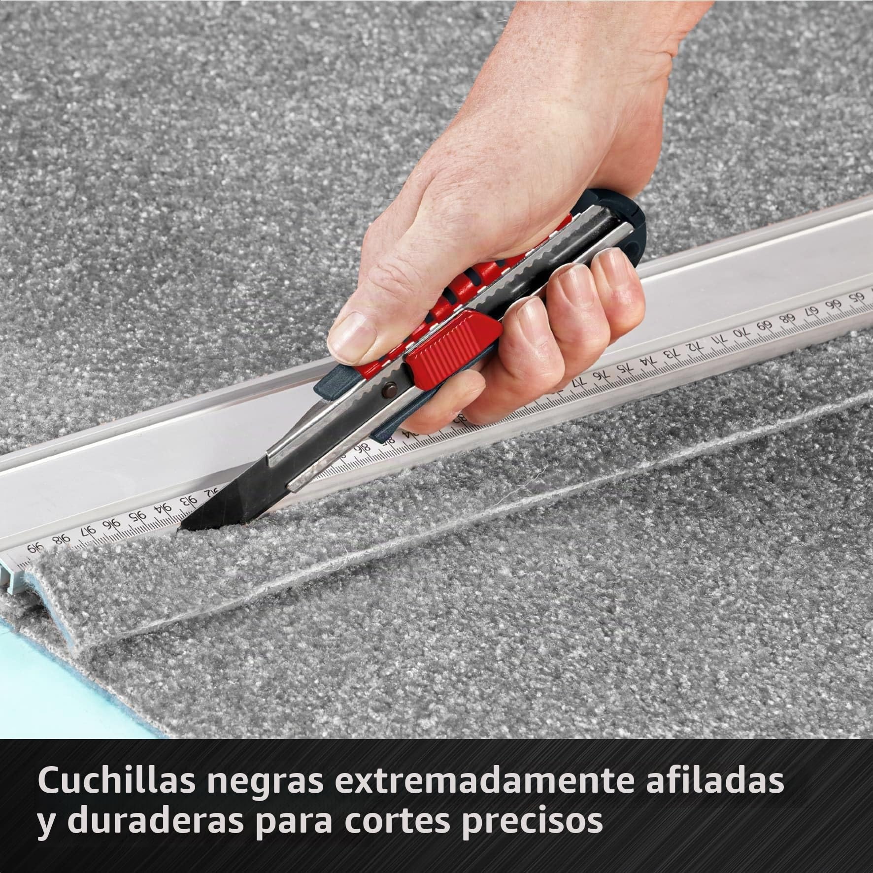 Einhell E-CASE original de 80 piezas: Juego de herramientas de en maletín de plástico apilable, ideal para hogar y taller