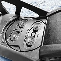 Vista 3 de Adnee Juego de 64 tornillos de fijación de snowboard – Tornillos de montaje para snowboard con arandelas de tornillo para snowboard – Tornillo de 64