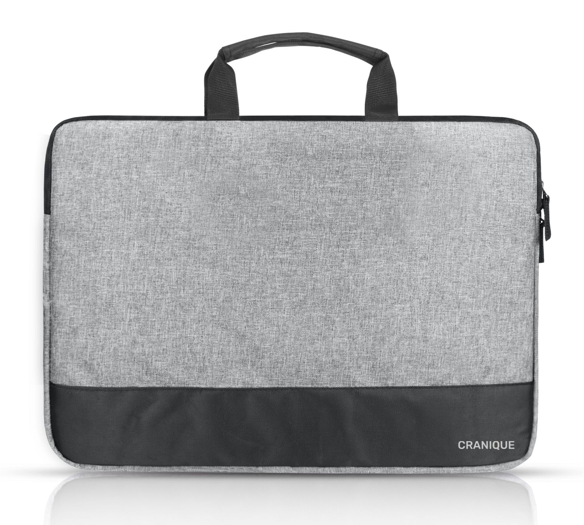 Cranique Laptop Sleeve 15.6 Inch Laptop Bag 15 Inch with Handle Pocket | Water Resistant Shockproof Slip Case Cover for Laptop Notebook MacBook from Apple/Dell/HP/Lenovo (QB1-15.6-Grey) (B0CSPH2Q7L) Amazon Price History, Amazon Price Tracker