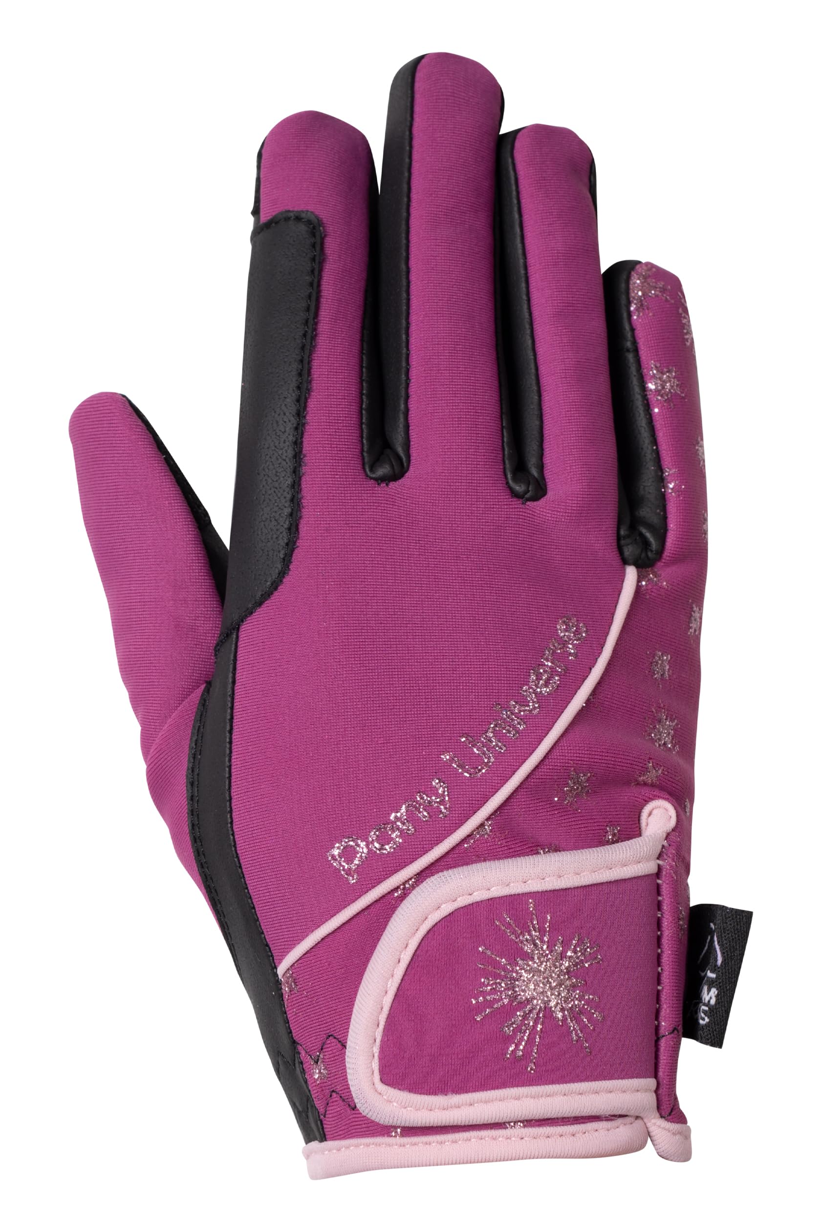 HKM Polly Reithandschuhe, Magenta, 10 Jahre