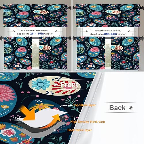 Miniatura 852 de Cenefas de cocina modernas con patrón de cobre marrón dorado para ventanas, cenefas opacas abstractas de marcas de arañazos y cortinas opacas