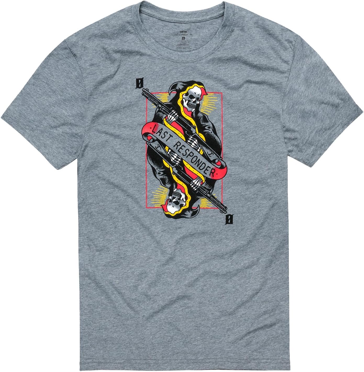 VIKTOS Men's Tactical Graphic Tee - Durable Lightweight Soft Cotton/Polyester Outdoor Casual Athletic Short Sleeve T-Shirt