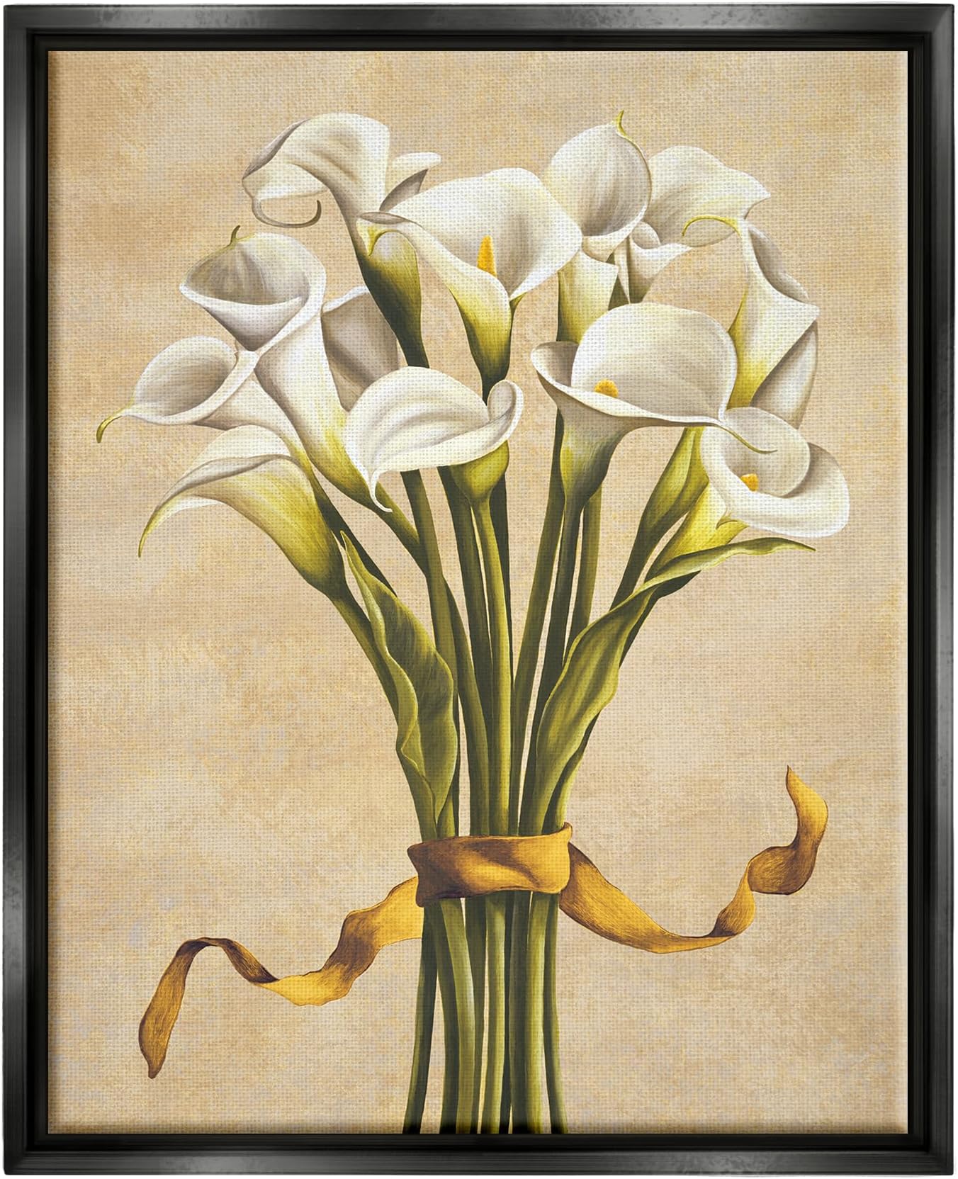Stupell IndustriesVintage Calla Lilies Framed Floater Canvas Wall Art by Lisa Corradini