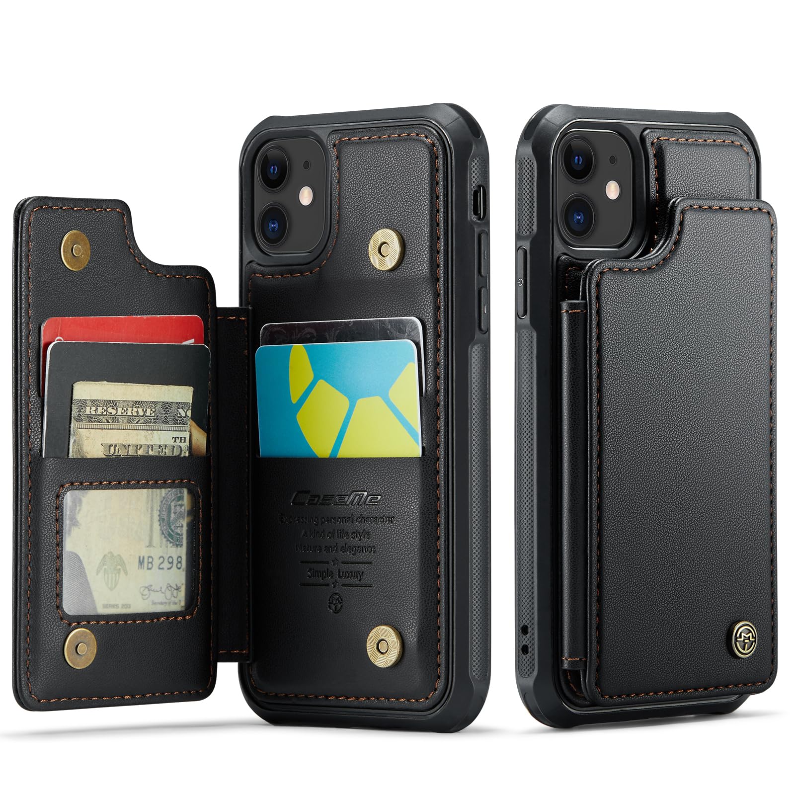 Amazon.co.jp: 【JDDLang】 iPhone11 ケース カード収納 背面ケース