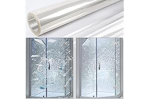 4Mil Tempered Glass Window Film: Shatterproof, Transparent Protection