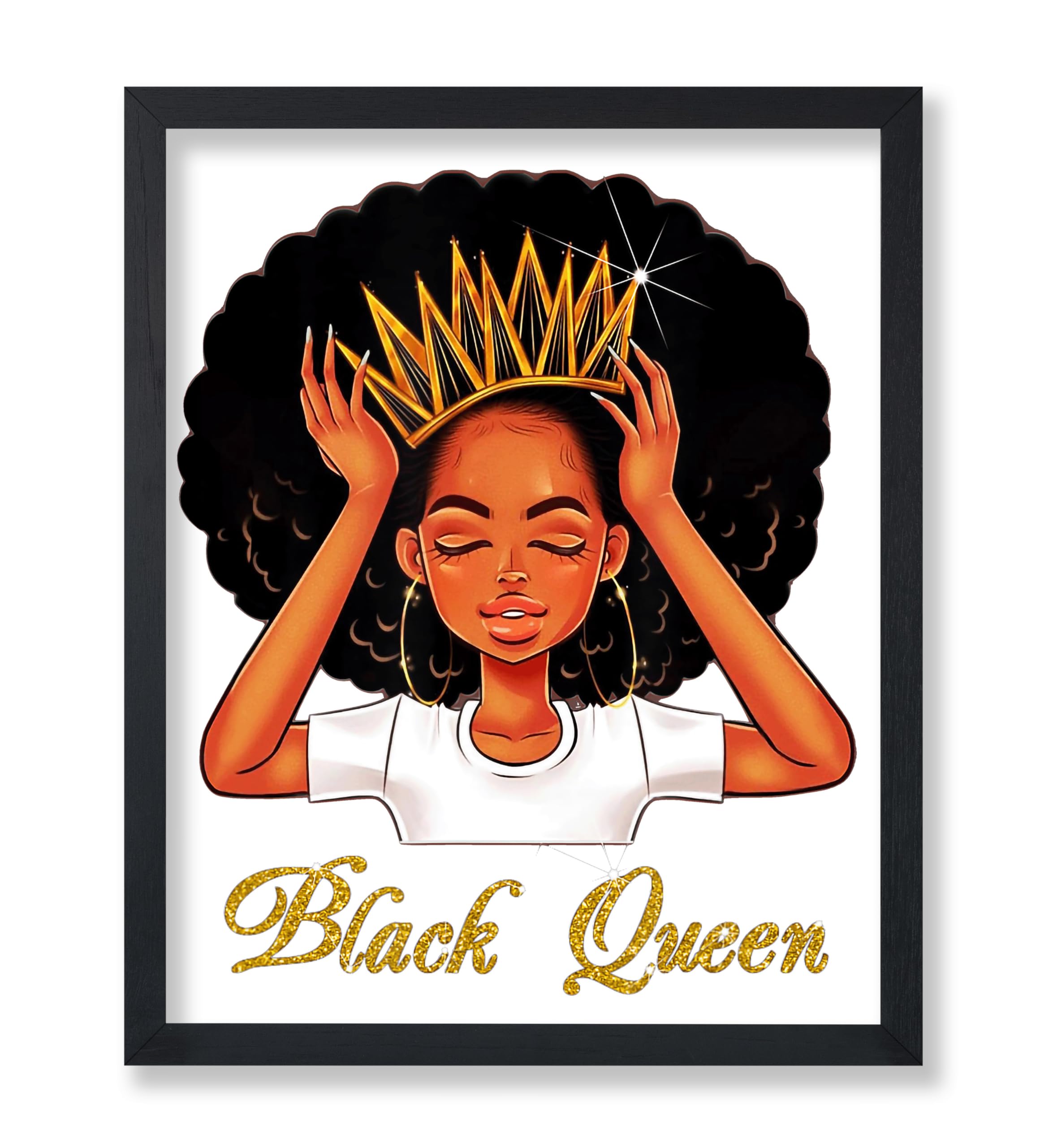 Amazon.com: Poster Master African American Print - Black Queen 