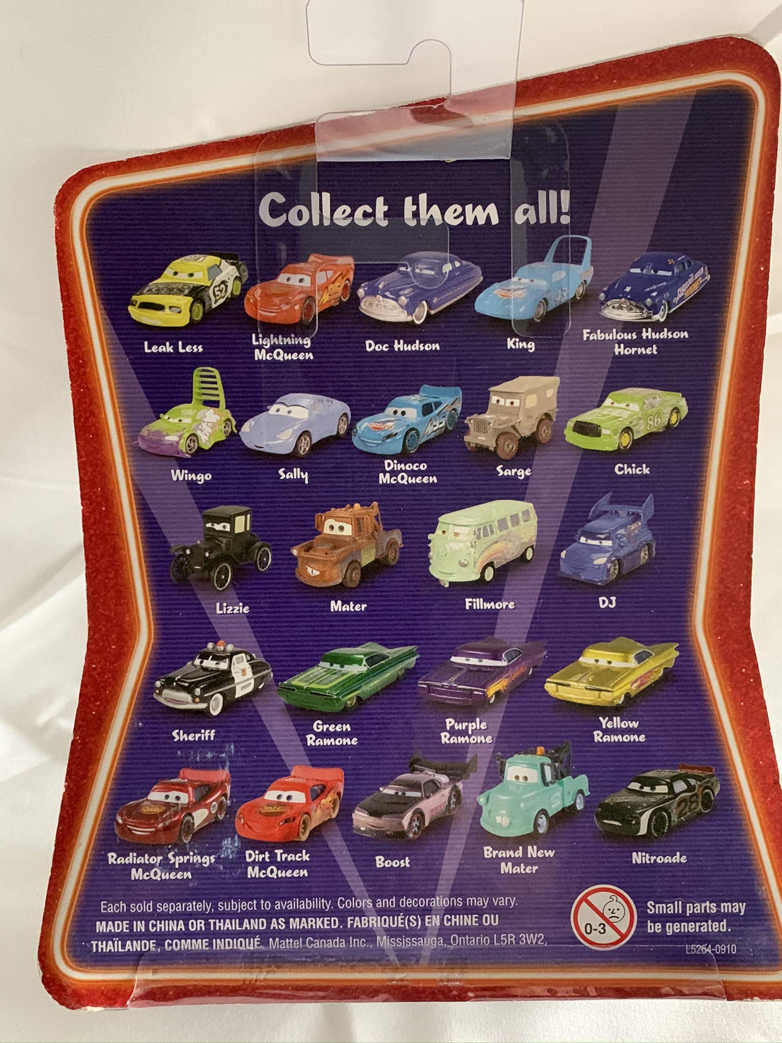 Amazon.com: Mattel Disney Cars The World of Cars Leak Less Diecast