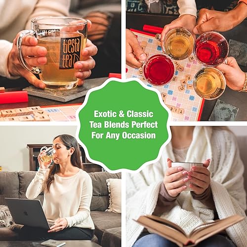 Miniatura 7 de Tiesta Tea - Piña Blues té verde de piña arándanos de hoja suelta cafeína media té caliente y helado bolsa de 2 onzas - 25 tazas natural metabolismo