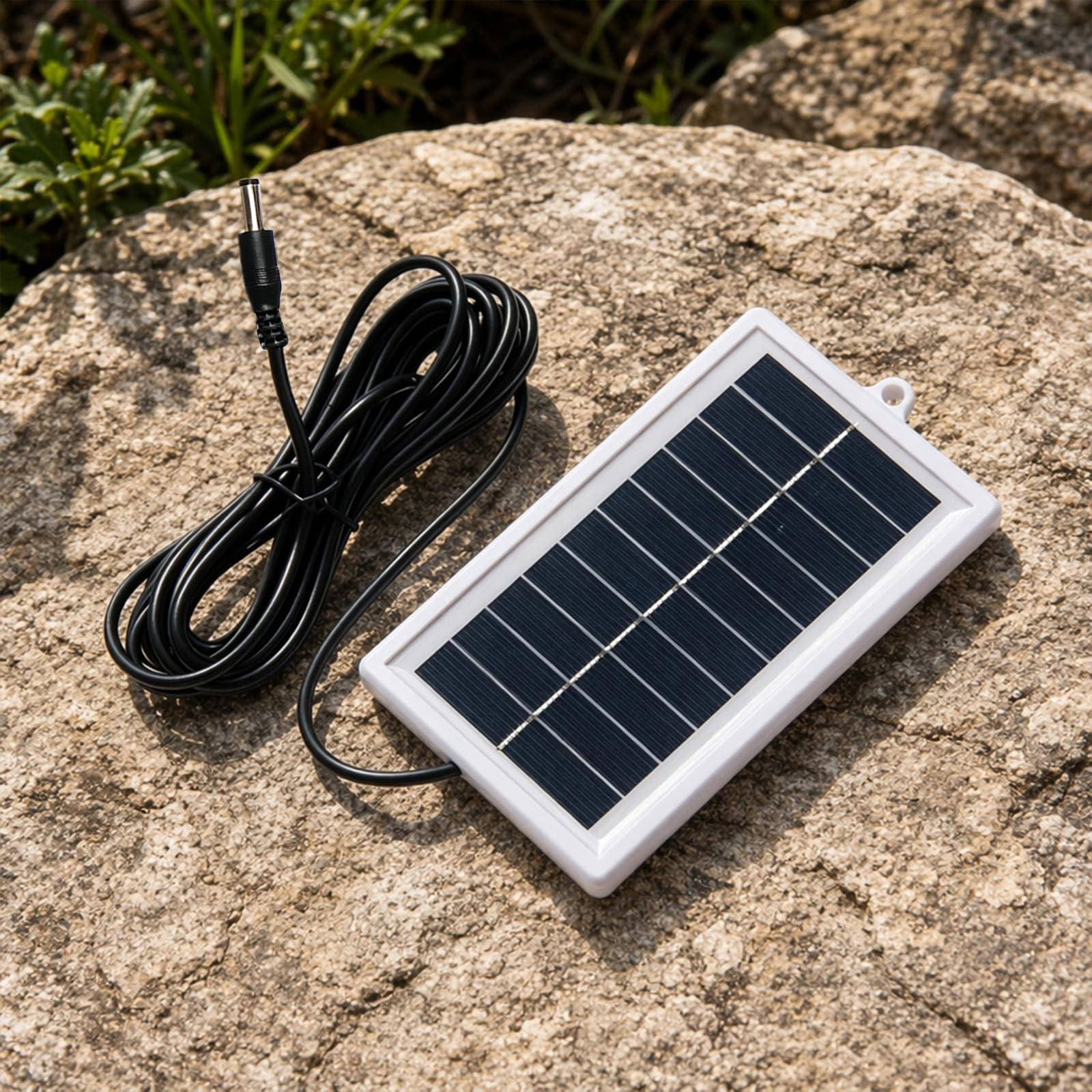 Przenośna ładowarka solarna 1W 5V z wyjściem DC5521 do użytku na zewnątrz | Wysokowydajny monokrystaliczny panel słoneczny do przenośnej ładowarki i zestawów DIY