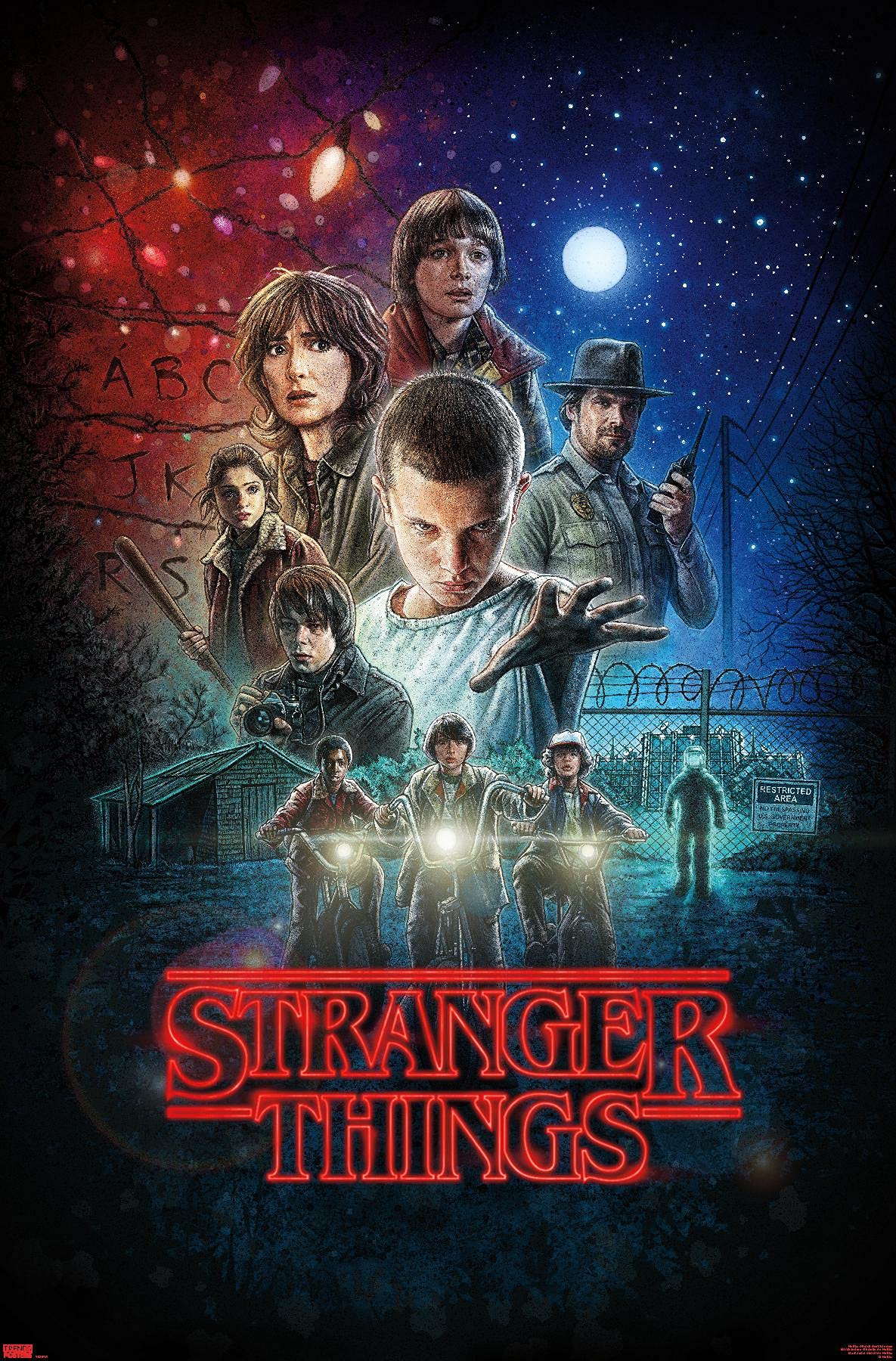 Trends International Netflix Stranger Things-One Sheet Wall Poster, 24" x 36", Unframed Version
