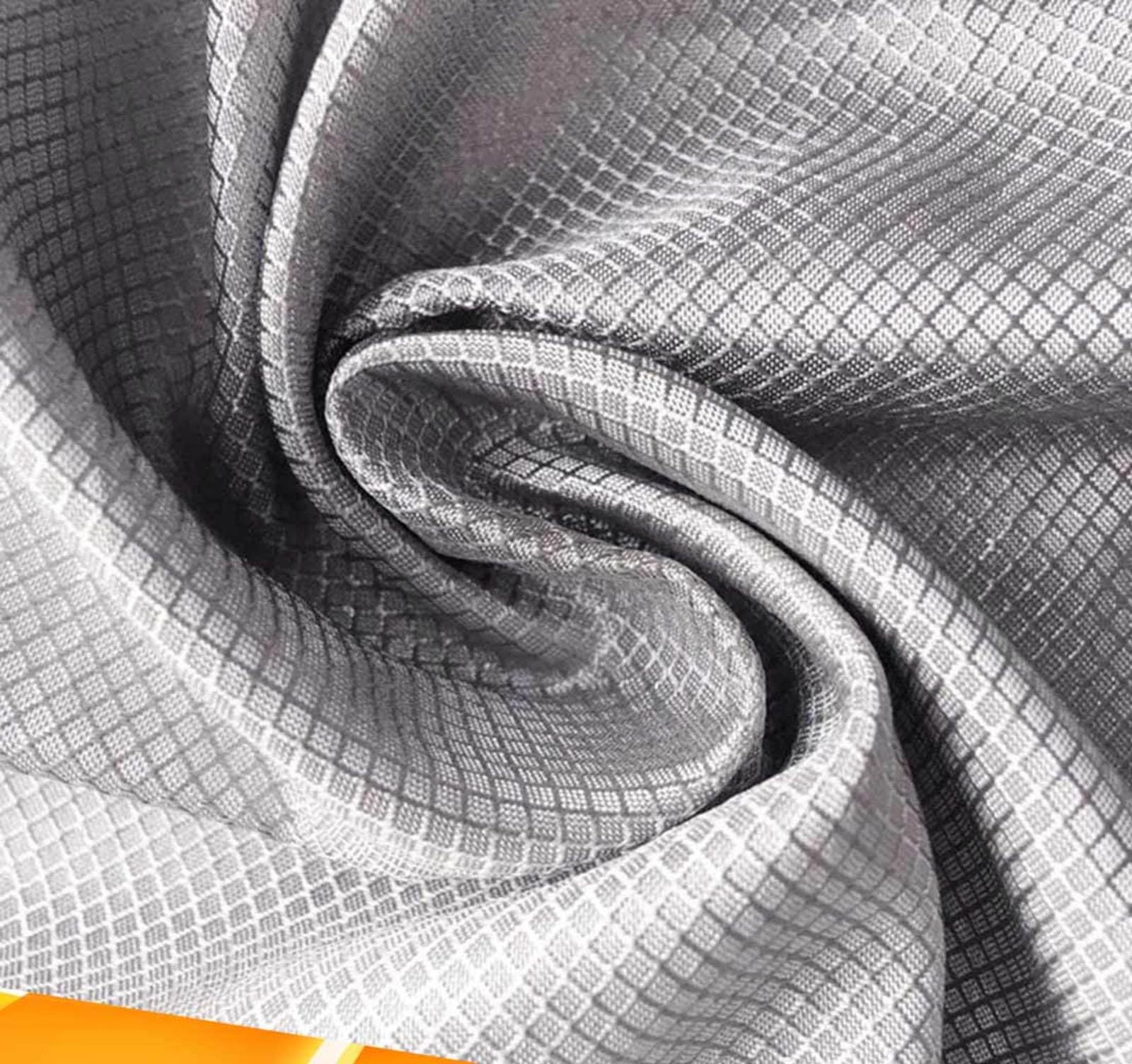 Faraday Cloth Faraday Fabric Bulk Fabric Faraday Blanket RF Shielding Fabric EMP Shield for Generators Faraday Tent Cloth,silver-9x1.1m