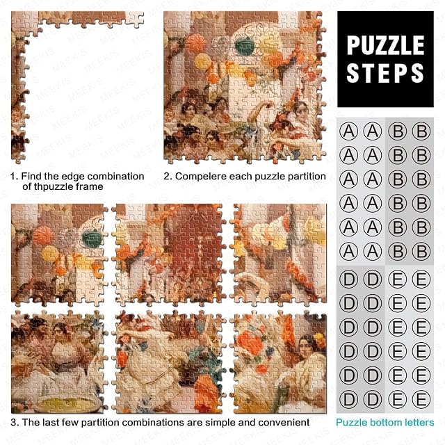 Foto 4 de 8 de Joaquín Sorolla Y Bastida Puzzle 1000 pcs, Cuadros Famosos del Mundo Rompecabezas Imposible
