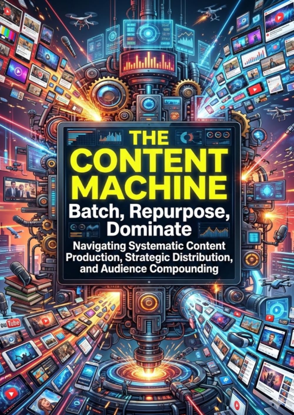 The Content Machine: Batch, Repurpose, Dominate: Navigating Systematic Content Production, Strategic Distribution, and Audience Compounding