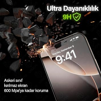 Epro iPhone 12 Pro Max İle Uyumlu PREMIUM Gizlilik (Privacy) Ekran Koruyucu 45° Hayalet Görünüm, Kolay Kurulum Hizalama Aparatlı, Darbelere Karşı Ekstra Güçlü ve Toz Bırakmayan Temperli Cam